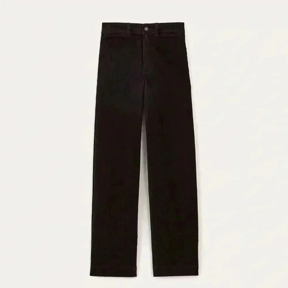 EVERLANE The Sailor Pant in Corduroy Black Size Size 6 - Picture 2 of 8